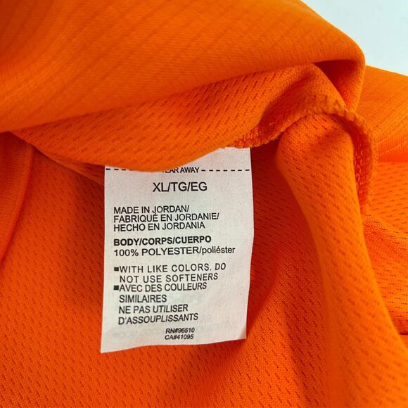 Lot of 2 Men's Golf Polo Shirt XL Under Armour Tech Orange and Green L34 - Picture 9 of 9